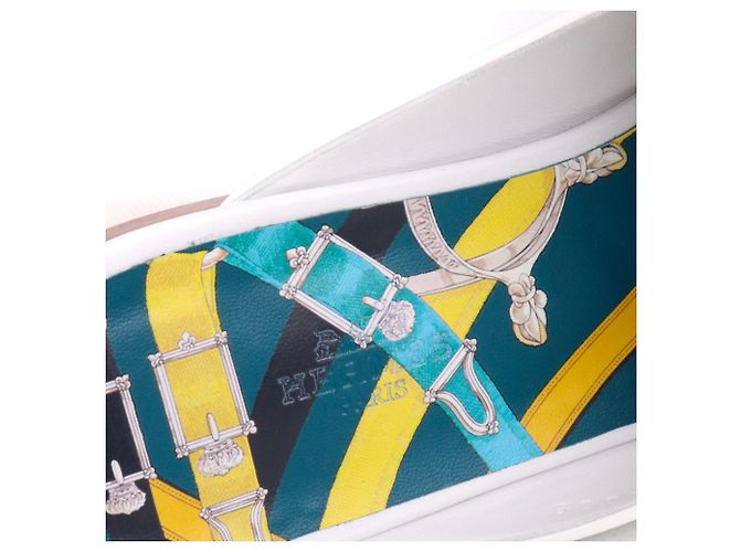 HERMÈS - Mules Catena Hermès in pelle bianca (T41) Bianco - vista 4