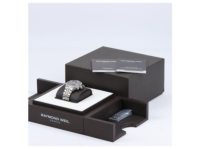 Raymond Weil Freelancer 7735-ST-60001 Grau/Stahl 42 mm Uhr - Ansicht 13