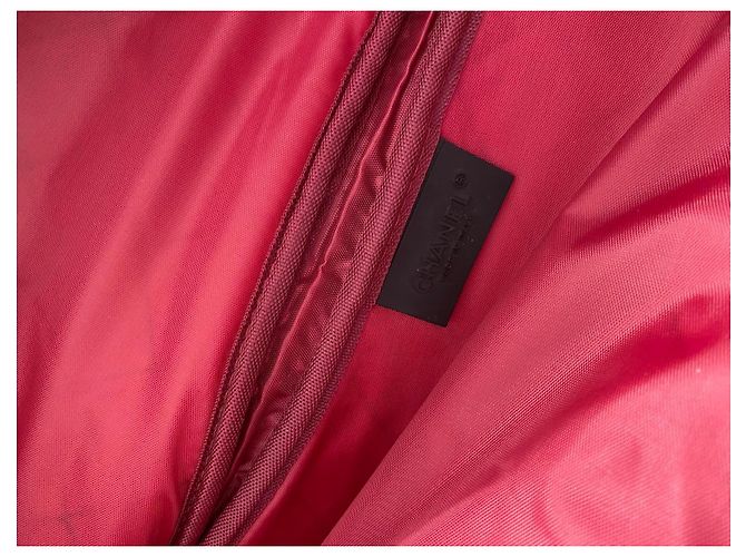 Autre Marque Chanel Bolsa de Raquete de Tênis Couro Preto Acolchoado - vista 9