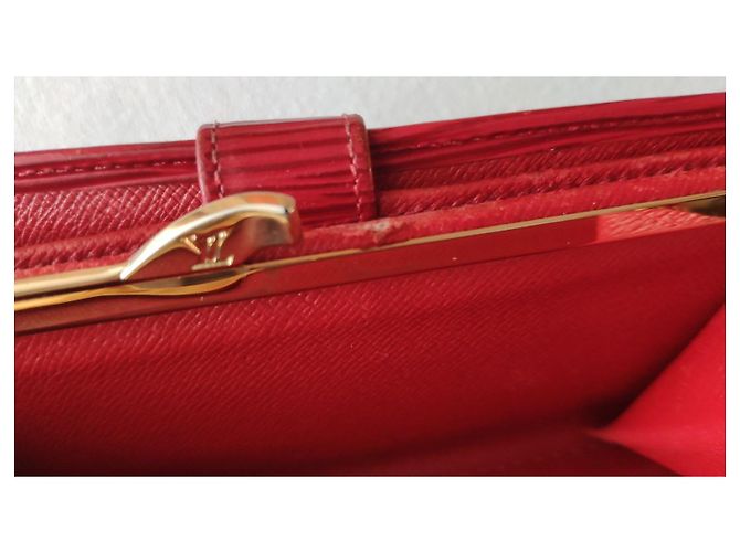 CARTERAS DE CUERO LOUIS VUITTON. Roja - vista 12