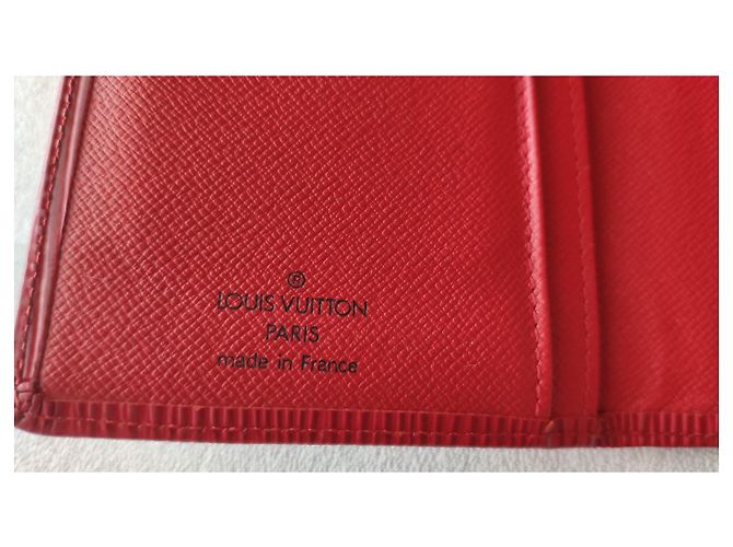 CARTERAS DE CUERO LOUIS VUITTON. Roja - vista 3