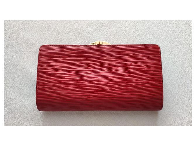 CARTERAS DE CUERO LOUIS VUITTON. Roja - vista 4