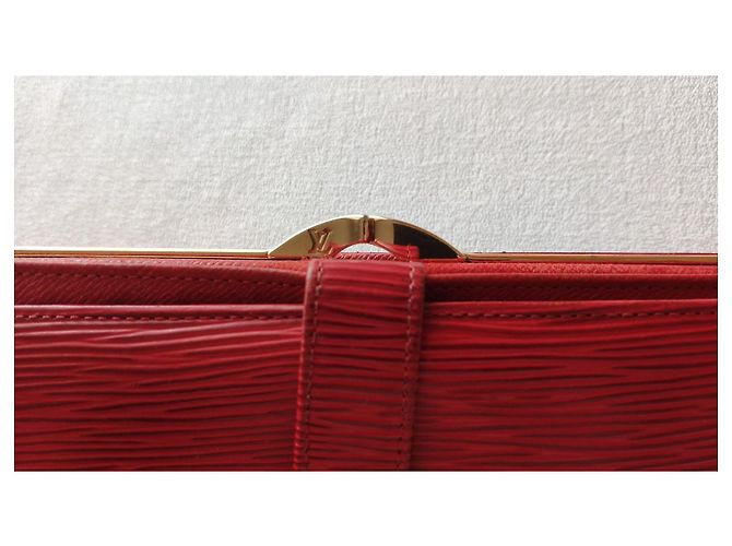 CARTERAS DE CUERO LOUIS VUITTON. Roja - vista 5