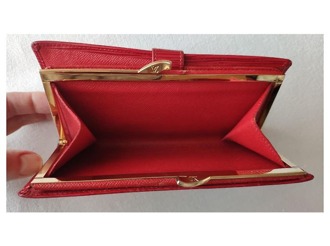 CARTERAS DE CUERO LOUIS VUITTON. Roja - vista 6