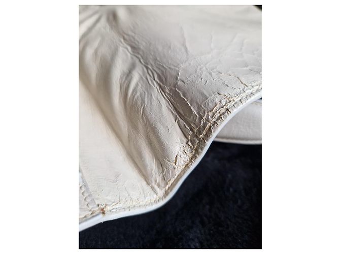 Borsa Hermès boutonnière Bianco Crema Bianco sporco Gold hardware - vista 14