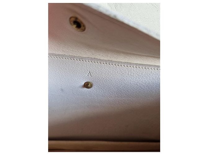 Borsa Hermès boutonnière Bianco Crema Bianco sporco Gold hardware - vista 19