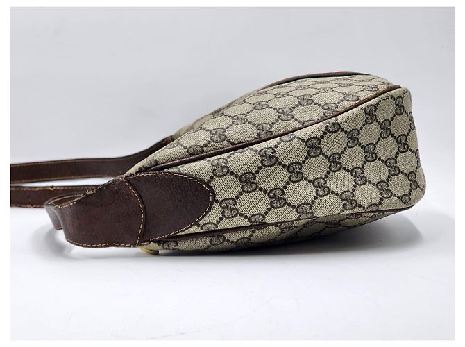 Borsa a spalla incrociata Gucci GG Ophidia Dome Beige - vista 11