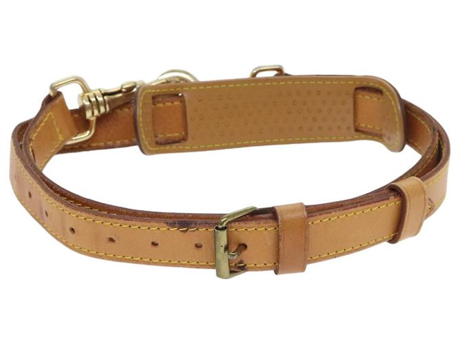 LOUIS VUITTON Cinghia Regolabile per Spalla Vintage 33,1""-40,2"" Beige Auth 92160 - vista 3