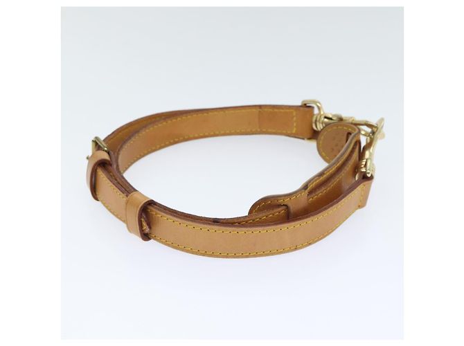 LOUIS VUITTON Cinghia Regolabile per Spalla Vintage 33,1""-40,2"" Beige Auth 92160 - vista 5