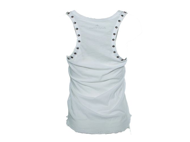Zadig & Voltaire, top blanco Desiree bis - vista 3