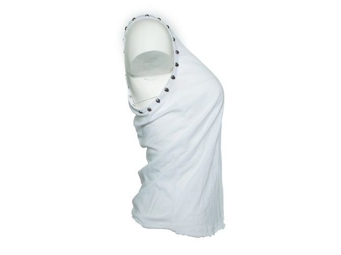 Zadig & Voltaire, top blanco Desiree bis - vista 4