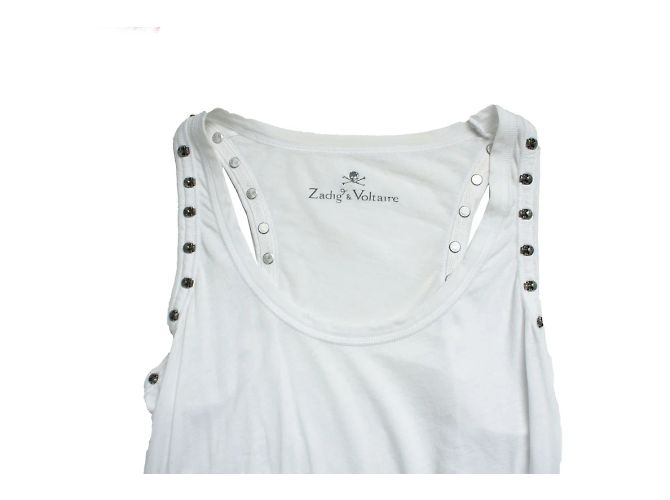 Zadig & Voltaire, top blanco Desiree bis - vista 5