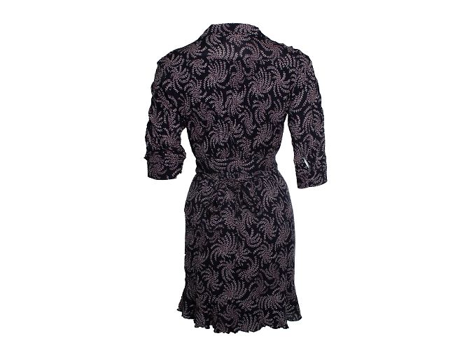 Ba&sh Corazon Blumendruckkleid Lila - Ansicht 3
