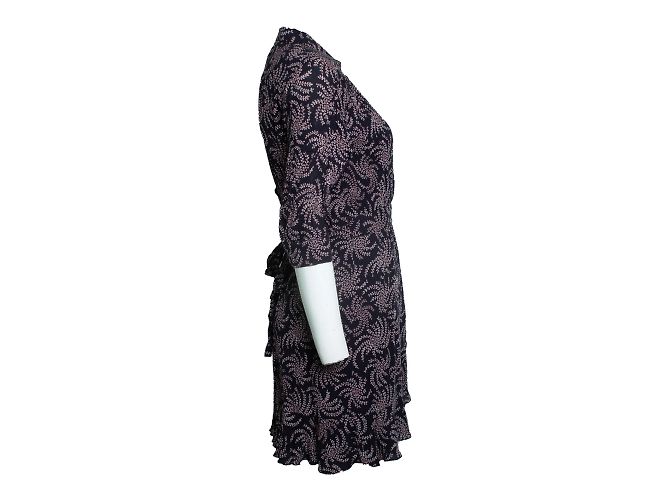 Ba&sh Corazon Blumendruckkleid Lila - Ansicht 4