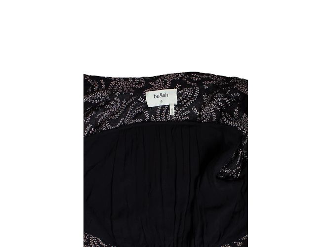 Ba&sh Corazon Blumendruckkleid Lila - Ansicht 6