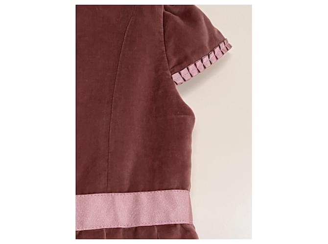Gucci Samtkleid rosa Pink - Ansicht 7