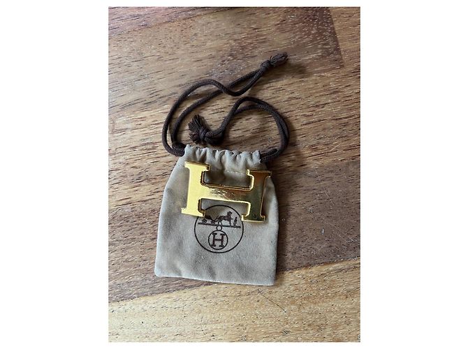 Cinturón Hermès de cuero de cocodrilo negro con hebilla H dorada 85 cm - vista 10