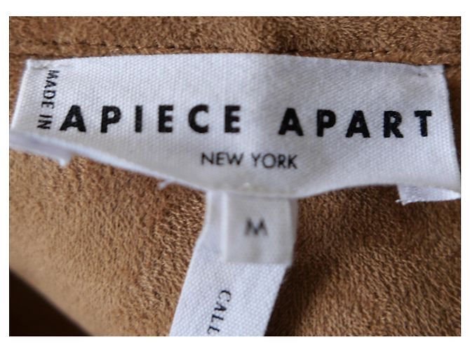 Autre Marque Abrigo de osito de peluche sintético Cloud Walk de Apiece Apart Camello - vista 16
