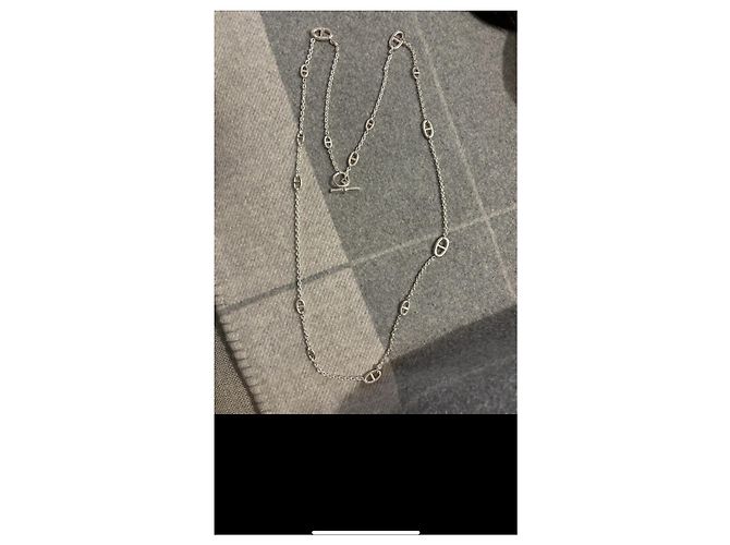 Hermès Farandole Halskette 120cm Silber Hardware - Ansicht 3