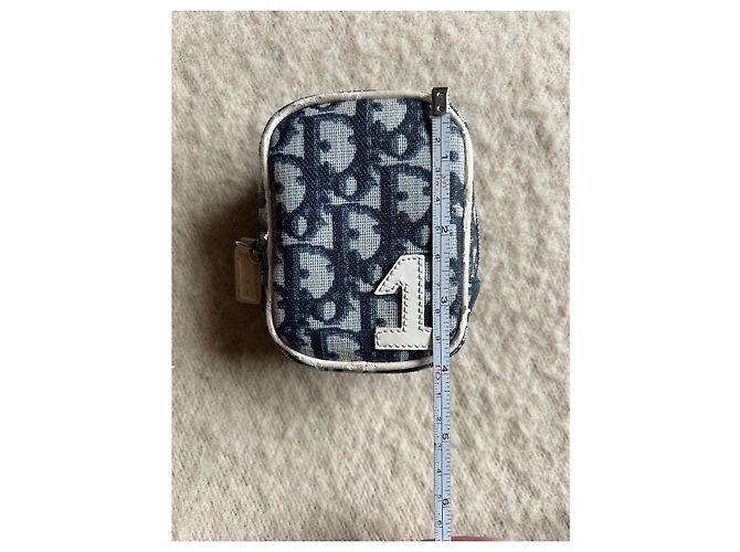Piccola borsa Christian Dior Blu navy - vista 13
