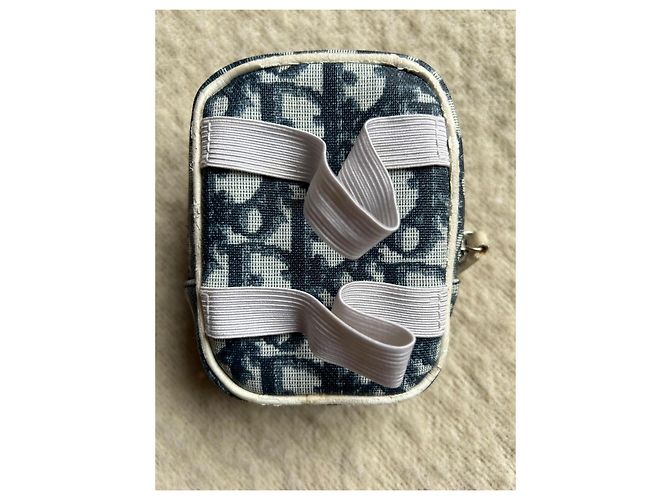 Piccola borsa Christian Dior Blu navy - vista 3