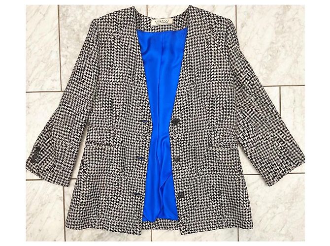 Conjunto de calça Nina Ricci em lã cinza - vista 11