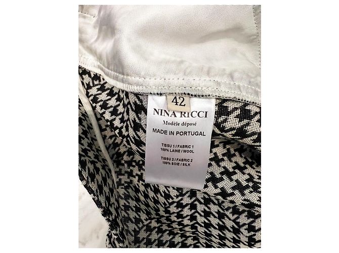 Conjunto de calça Nina Ricci em lã cinza - vista 12