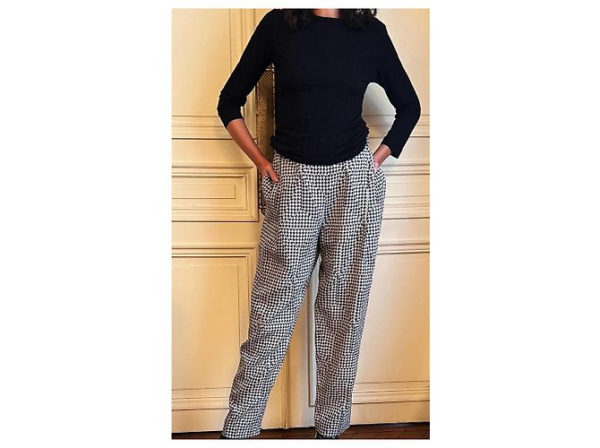 Conjunto de calça Nina Ricci em lã cinza - vista 5