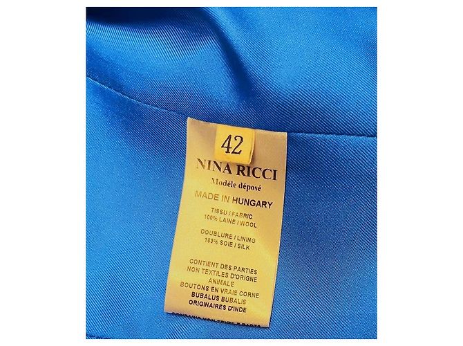 Conjunto de calça Nina Ricci em lã cinza - vista 8