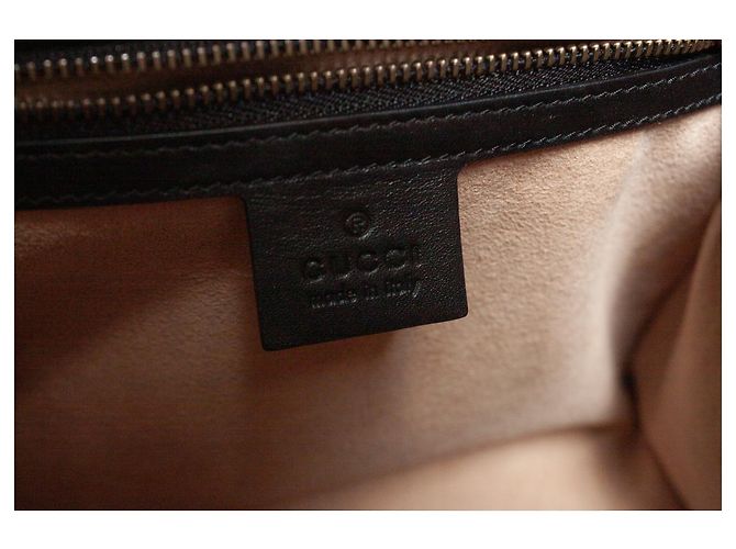 Borsa a mano Gucci Supreme monogramma Osiride Marrone - vista 10