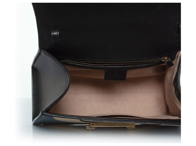 Borsa a mano Gucci Supreme monogramma Osiride Marrone - vista 9