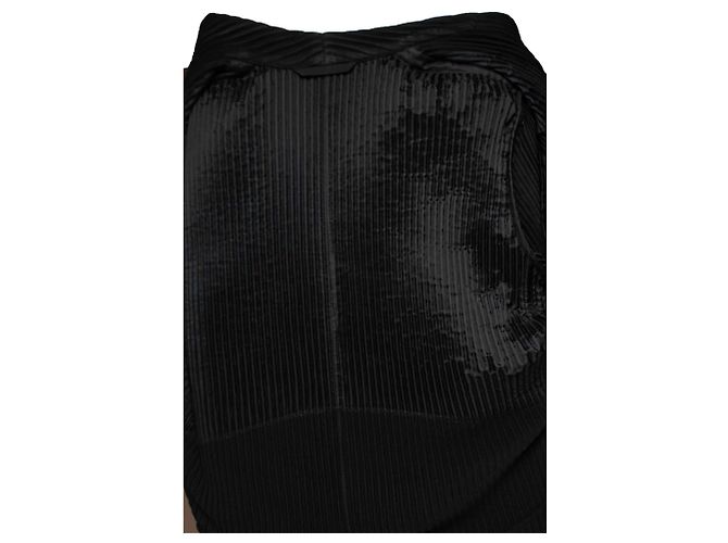 Issey Miyake pleated blazer in black - view 6