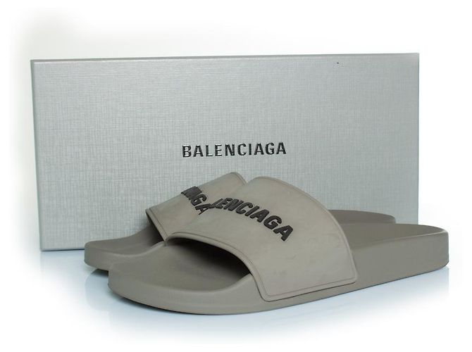 Infradito Balenciaga bi.rub.lo grigie Grigio - vista 7