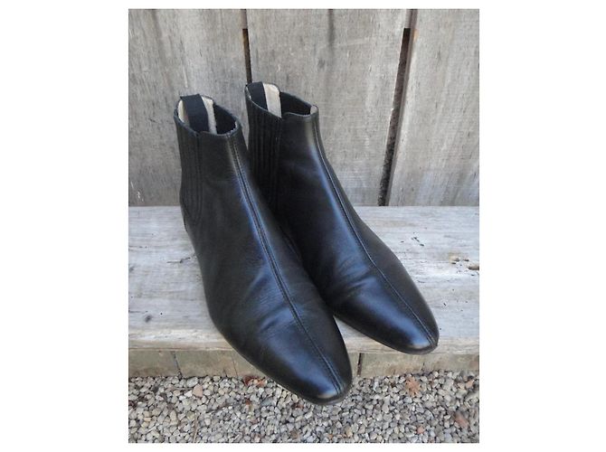 Stivaletti Chelsea Joseph in pelle nera Nero - vista 2