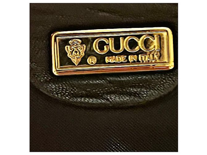 Gucci Tom Ford 96 AW Mini Borsa a Tracolla in Pelle di Vitello Nera Nero - vista 12