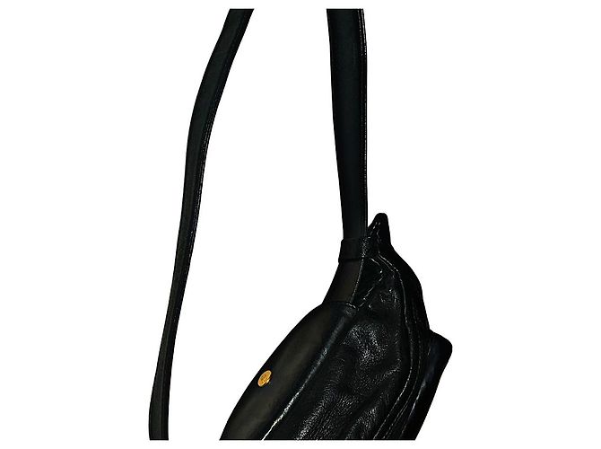 Gucci Tom Ford 96 AW Mini Borsa a Tracolla in Pelle di Vitello Nera Nero - vista 4