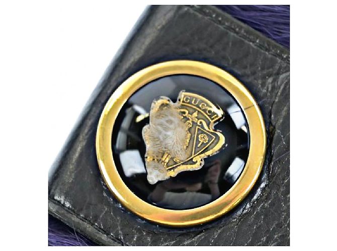 Echter Gucci Tom Ford Emblem Nerzmuffler - Ansicht 3