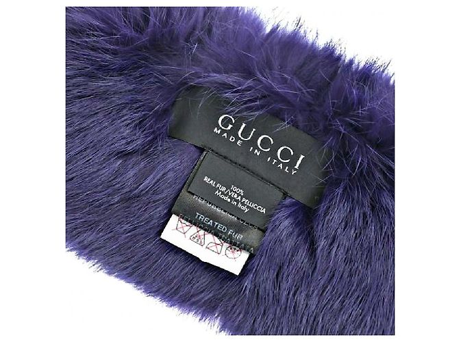 Echter Gucci Tom Ford Emblem Nerzmuffler - Ansicht 4