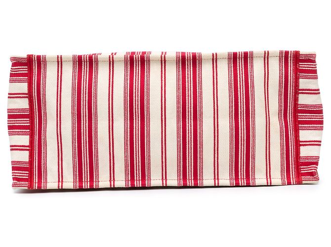 Book Tote Dior Rosso Grande Borsa a Strisce - vista 3