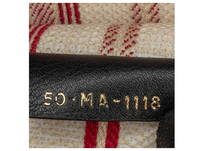 Book Tote Dior Rosso Grande Borsa a Strisce - vista 6