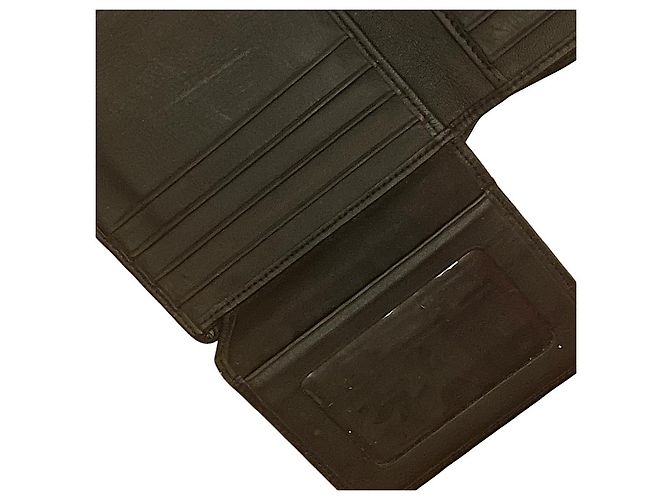 Gucci Black Calf Leather Web Wallet - view 7