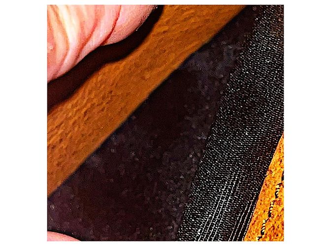 Borsa Serpente in pelle e suede dell'archivio Saint Laurent 16 AW Hedi Slimane autentica Marrone - vista 12