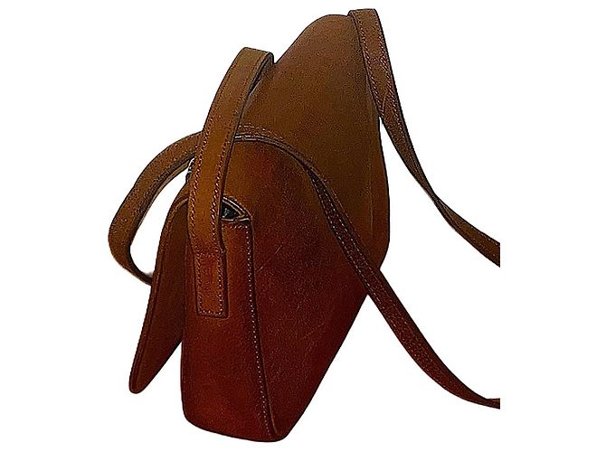 Borsa Serpente in pelle e suede dell'archivio Saint Laurent 16 AW Hedi Slimane autentica Marrone - vista 3