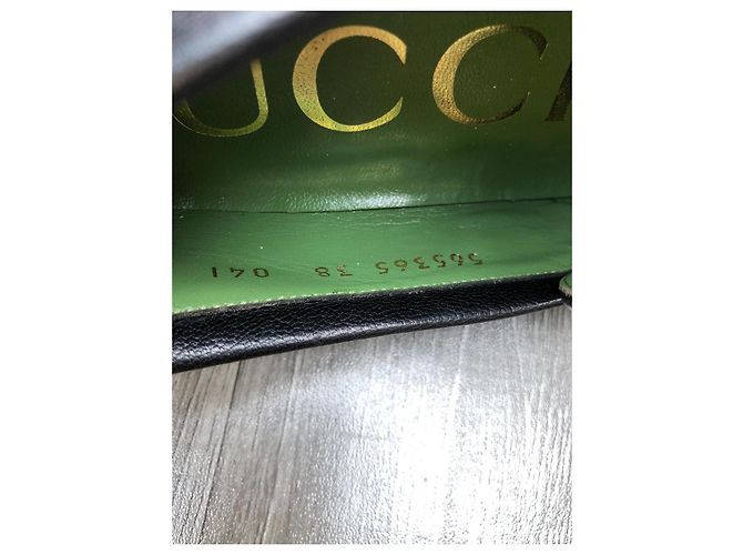 Décolleté Gucci in pelle nera 38 Nero - vista 8