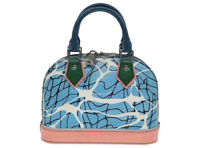 LOUIS VUITTON Epi Alma PM Borsa a Mano 2way Blu M41571 LV Auth bs18182 - vista 2
