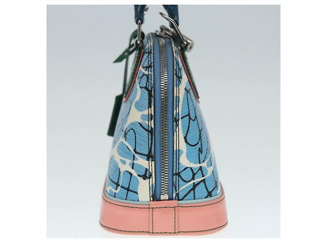 LOUIS VUITTON Epi Alma PM Borsa a Mano 2way Blu M41571 LV Auth bs18182 - vista 3