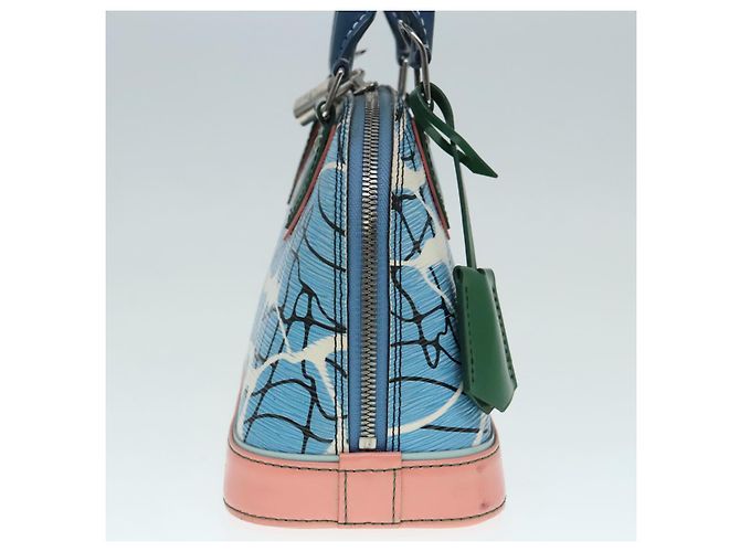 LOUIS VUITTON Epi Alma PM Borsa a Mano 2way Blu M41571 LV Auth bs18182 - vista 4