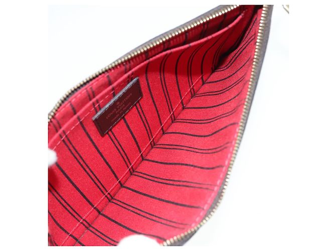 LOUIS VUITTON Poche Accessoire Damier Ebene Neverfull MM LV Auth 90028 - vue 10