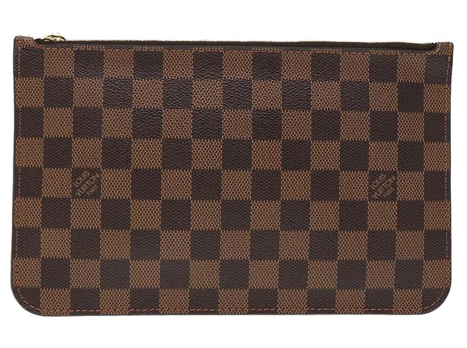 LOUIS VUITTON Poche Accessoire Damier Ebene Neverfull MM LV Auth 90028 - vue 13