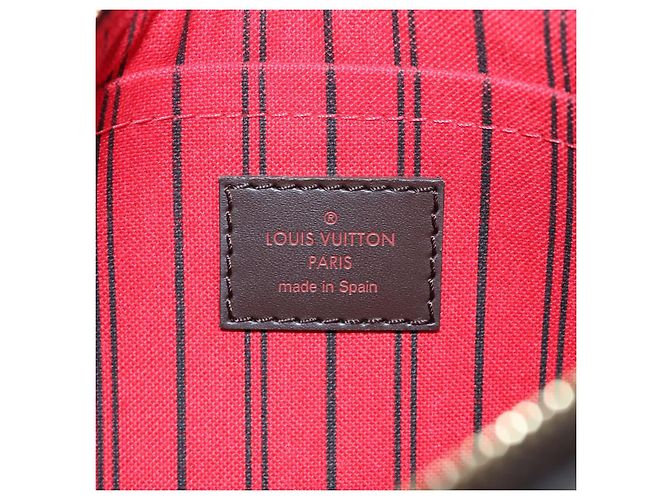 LOUIS VUITTON Poche Accessoire Damier Ebene Neverfull MM LV Auth 90028 - vue 17